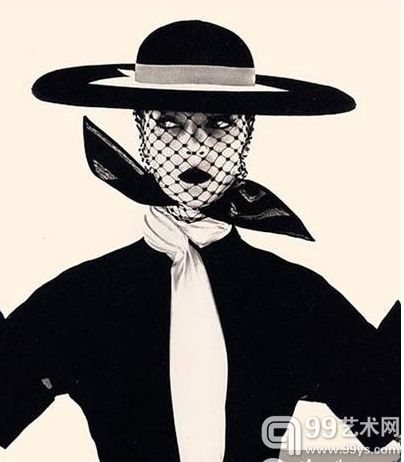 欧文·佩恩为《Vogue》杂志拍摄的封面(Jean Patchett，纽约，1950)