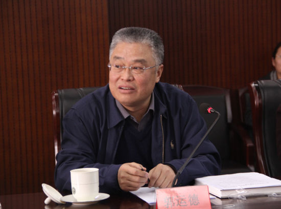 中国文联党组成员、书记处书记郭运德在新闻发布会上讲话 董浩宇 摄