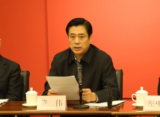文化部党组成员、副部长董伟同志发言