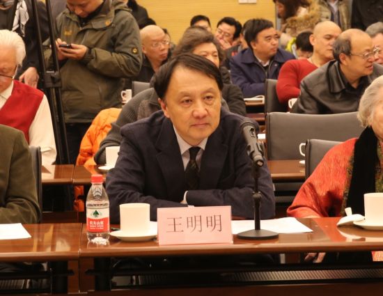 国务院参事室副主任、北京画院院长王明明同志发言