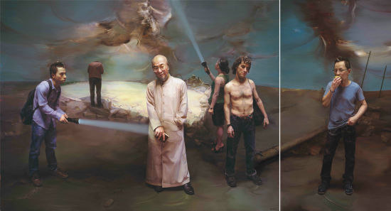 范勃 《园子》之三 420x230cm 布面油画 2012