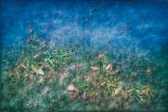 吕顺 200x300cm  Sound of Nature I 2007 布面油画