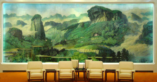 武夷之春（10×4m，1994年，人民大会堂福建厅漆壁画）