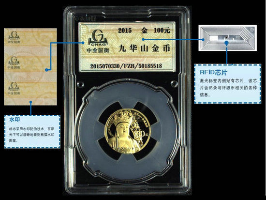 中国佛教圣地金银纪念币大全套