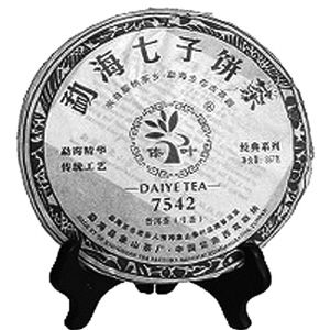 藏家收藏的“7542”茶饼