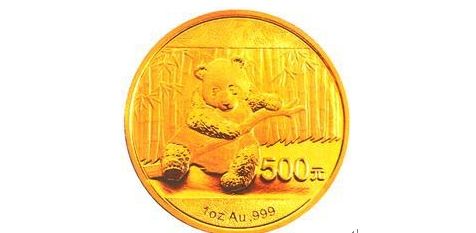 2014版1盎司圆形普制金质纪念币背面图案