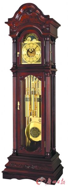 青铜城堡水法台钟