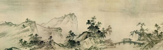 夏珪《溪山清远图》现藏于台北故宫博物院（局部3）