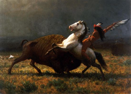 (图片：最后的野牛，阿尔贝特。比尔史伯特作于1888年)