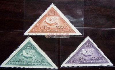 1951年8月发行的纪10《保卫世界和平》（第二组）纪念邮票