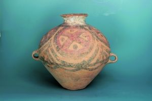 新石器时代 马家窑文化彩绘双系陶壶