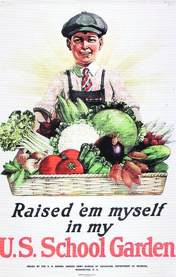赵延年创作的主题宣传画《丰收细打 多收粮食》（1953年）