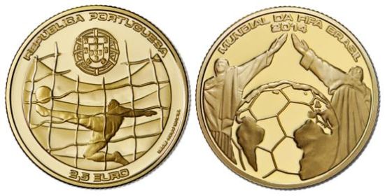 葡萄牙发行世界杯纪念币