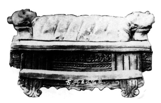 图8 四川广汉宋墓出土的棺床