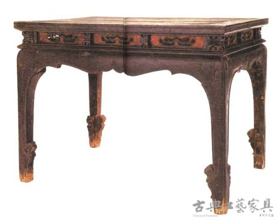 15世纪高束腰供桌（木石精舍藏）