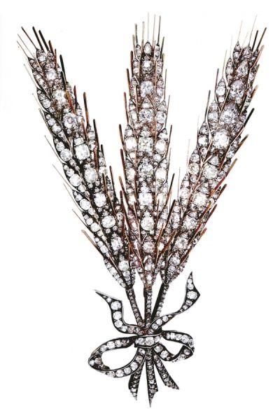 钻石麦穗皇冠，19世纪下半叶