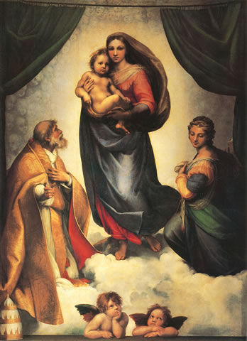 拉斐尔的《西斯廷圣母》