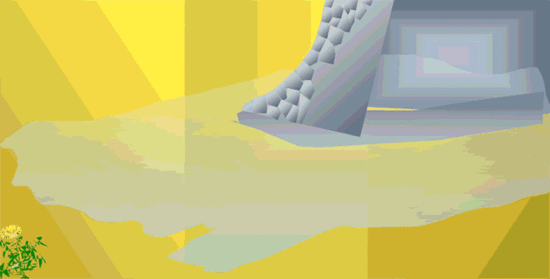 74岁日本老人用Excel创作山水风景画