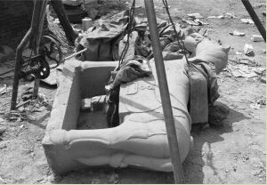 ■被盗的石马雕像被警方追回。（资料图）