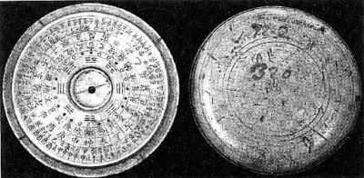雪尔登收藏过的罗盘左 及其木盖右