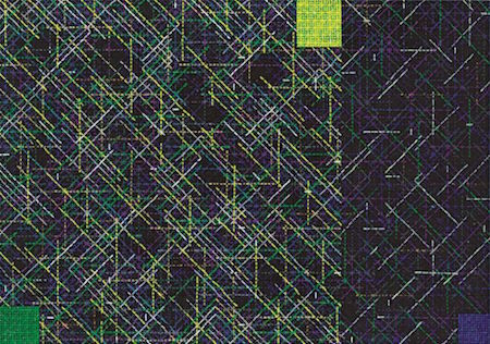 　十示，2010.丙烯、帆布