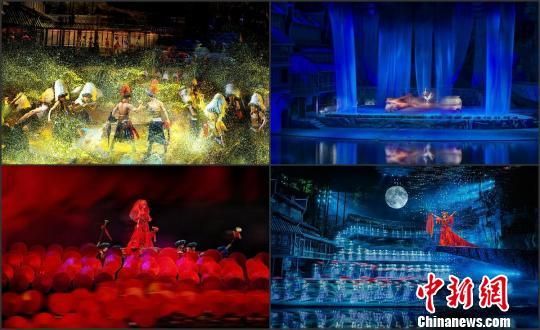 王彬的100万元现金钻石收藏奖作品《边城印象系列（组照）》。 杨华峰拼图 摄