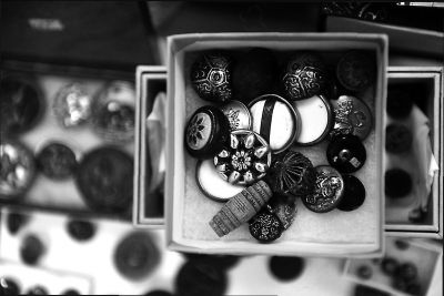 各种花纹的纽扣