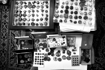 黄先生收藏的各种纽扣