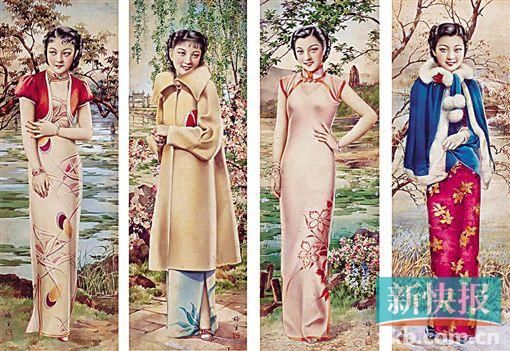 金梅生《春夏秋冬时装仕女图》月份牌手稿曾在2011年拍出80.64万元。 来自雅昌艺术网
