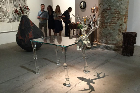 邱志杰的主题展现场（遭破坏前）