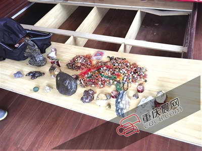 警方找到的被盗赃物