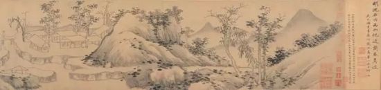 　　沈周《西山纪游图卷》局部(明)