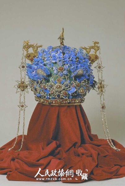 孝端皇后凤冠明万历 高35.5cm 径20cm 重2.95kg 1956年北京市昌平区定陵出土