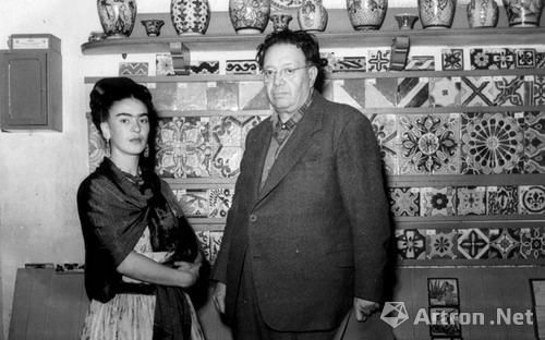 　　迭戈·里维拉和弗里达·卡罗(Diego Rivera，Frida Kahlo)