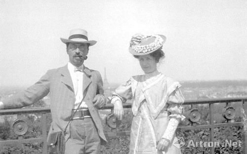 　瓦西里·康定斯基和加布里埃尔·穆特(Wassily Kandinsky，Gabriele Münter)