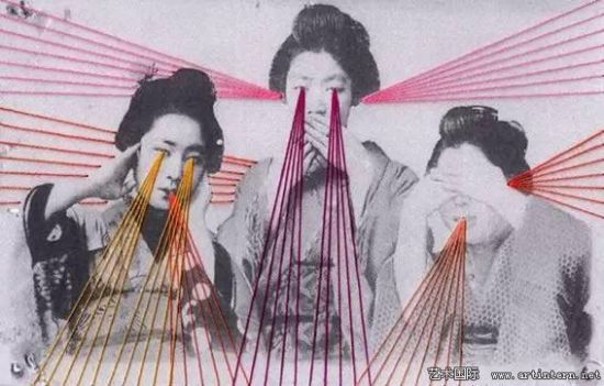 纤维艺术家Mana Morimoto充满活力的刺绣