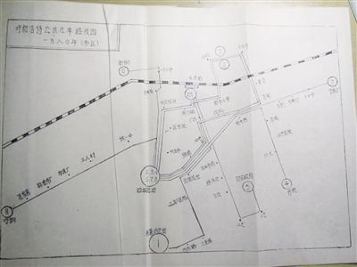 1980年市区公交线路图
