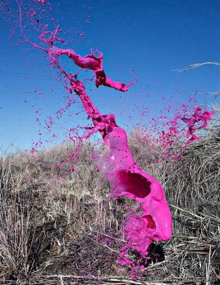 艺术家让色彩奔跑起来