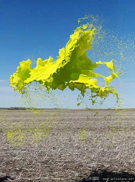 艺术家让色彩奔跑起来