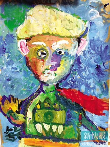 儿童绘画作品。广州美院当代视觉艺术培训中心供图