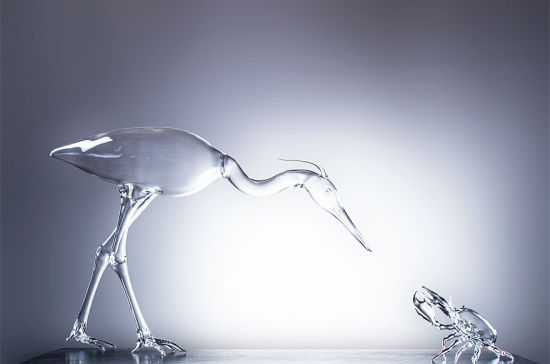 美呆！意艺术家吹制玻璃打造纯美通透工艺品