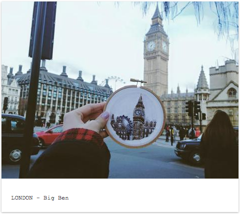 神技艺！艺术家织出来的旅行照