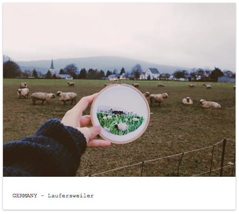 神技艺！艺术家织出来的旅行照