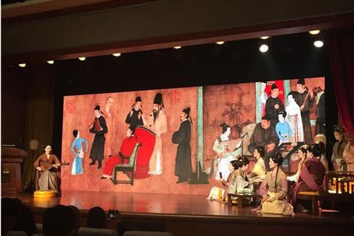 《韩熙载夜宴图》App局部。图片来源网络