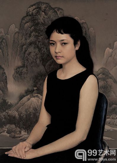 靳尚谊作品 《青年女歌手》 1984年