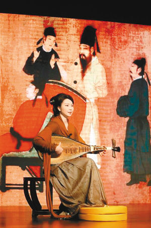 画中乐舞片段再现