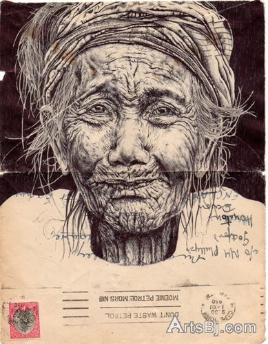 当圆珠笔遇上旧信封