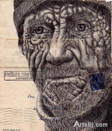 当圆珠笔遇上旧信封