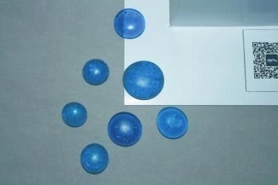 唐代蓝色琉璃围棋子