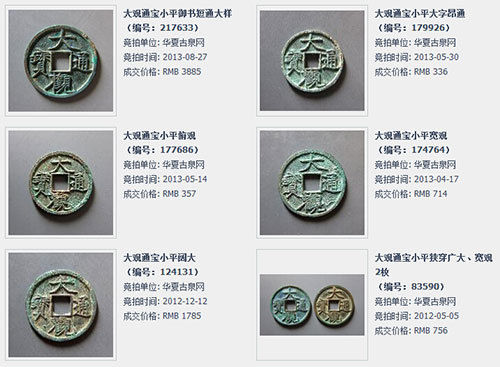 康熙通宝搜索目录展示(部分页面)